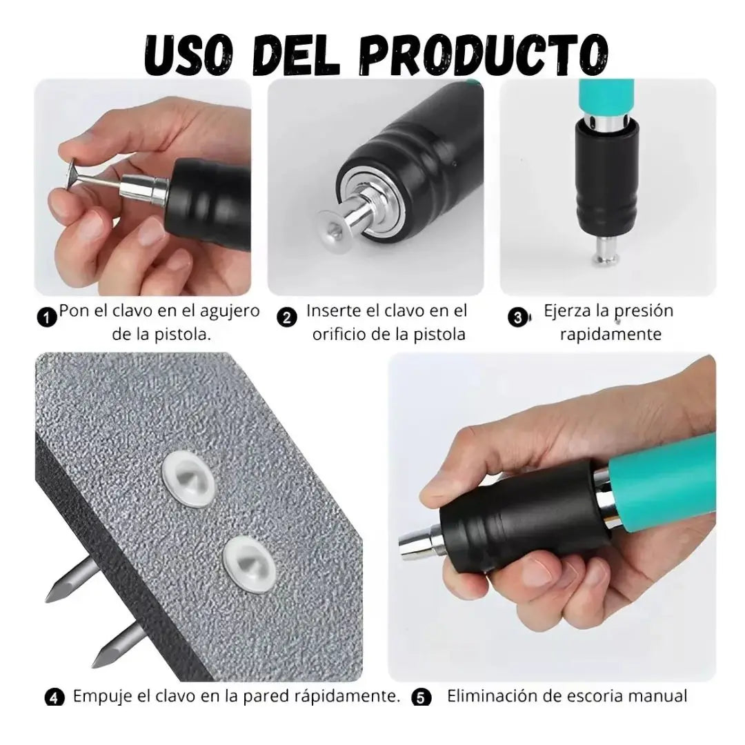 FixaPro® Pistola de Clavos Versátil. Potente. Imparable, Diseñada para durar