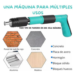 FixaPro® Pistola de Clavos Versátil. Potente. Imparable, Diseñada para durar