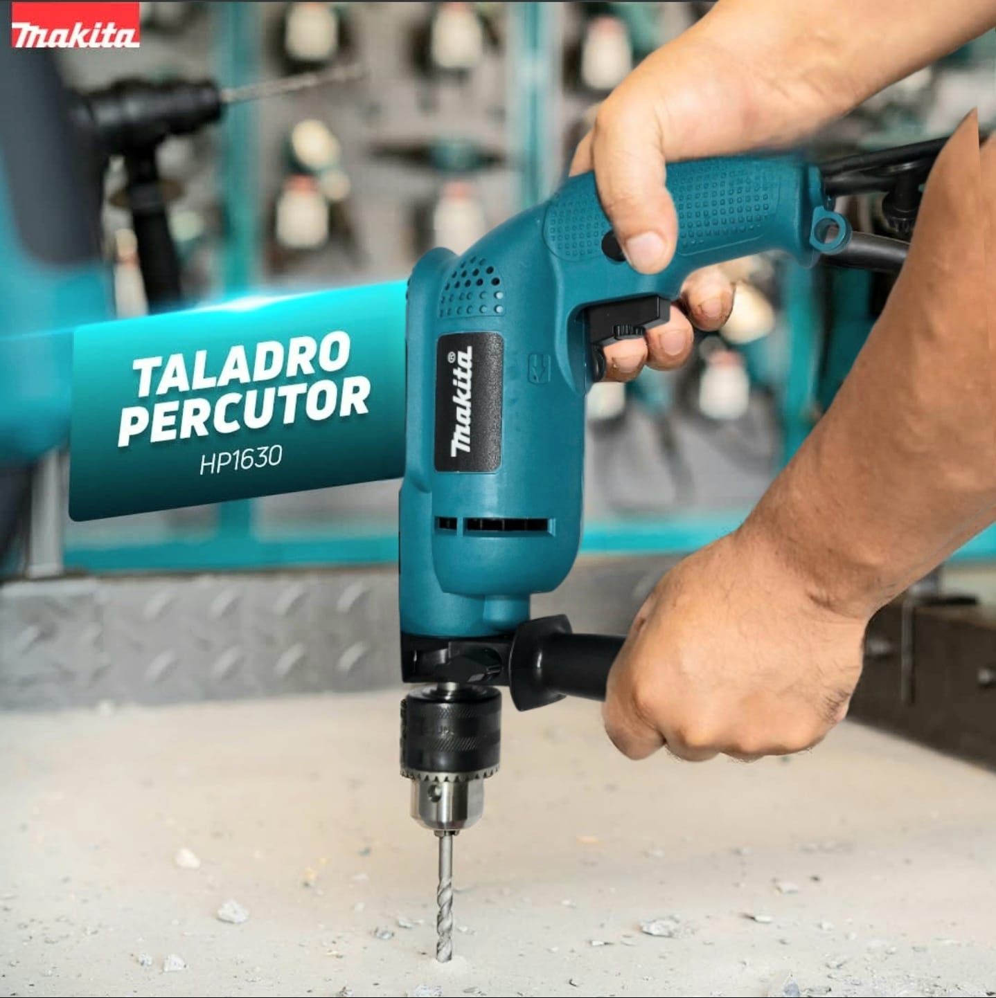 Combo Taladro percutor y Pulidora Makita