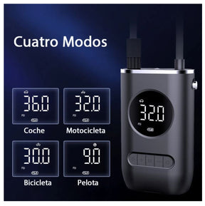AirPump® Compresor Inflador Llantas Recargable