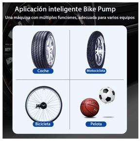 AirPump® Compresor Inflador Llantas Recargable