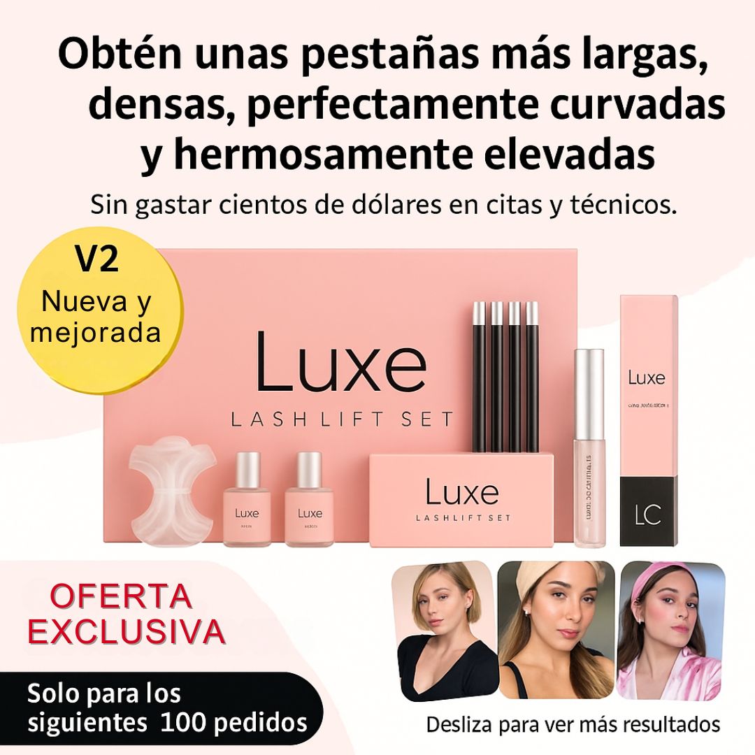 Kit Luxe - Kit para hacer Lifting en casa.