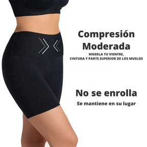 Shorts moldeadores sin costuras , con control de abdomen y antideslizantes