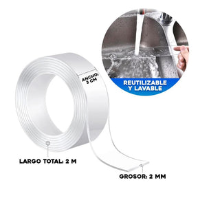 PROMO 3x1 Cinta Doble Faz Lavable Y Reutilizable