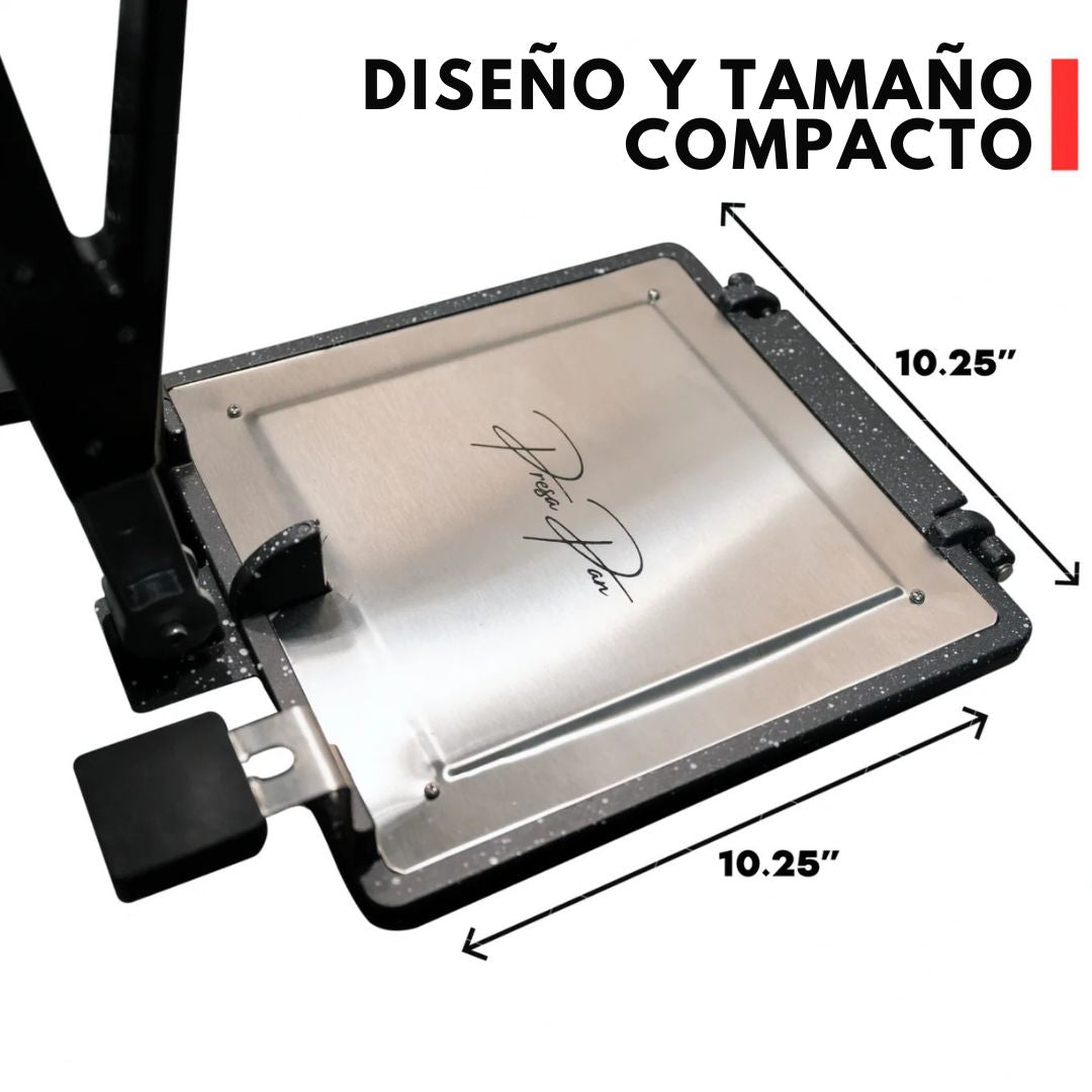 PresaPan® Haz tortillas perfectas en casa... sin esfuerzo, sin pegotes, sin fallos.