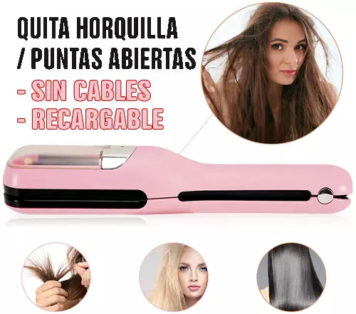 Hair Pro® Cepillo Quita Horquilla Recargable Profesional