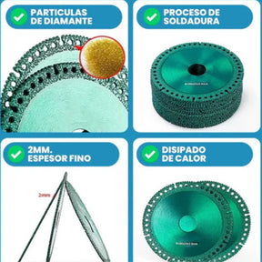 TitanCut™ DISCO DE CORTE DE DIAMANTE INDESTRUCTIBLE
