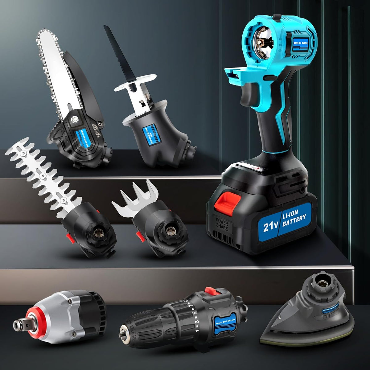 ToolMaster 21X - Una sola pieza con +10  herramientas Profesional para todo tu taller