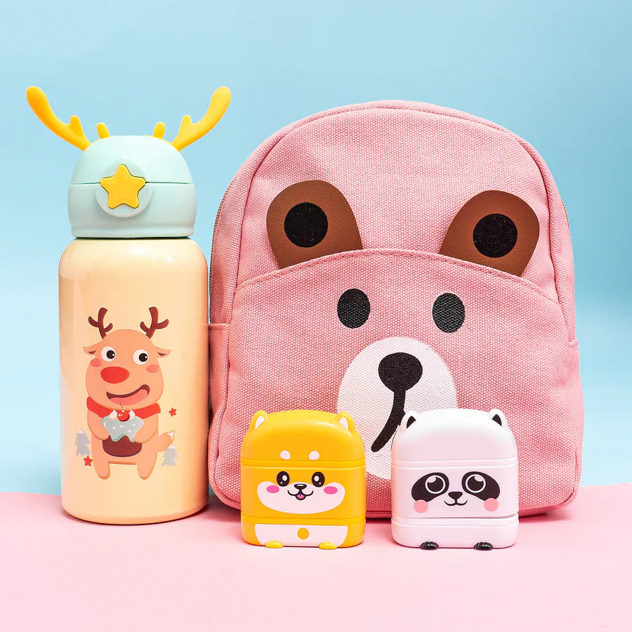 KidTimbro 2.0™ - Sello de nombre personalizado - Tinta blanca y negra