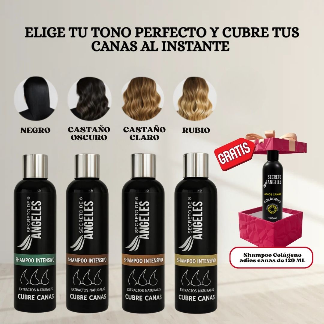 Shampoo Cubre Canas 250 ML | POR HOY Regalo Gratis Shampoo Colageno 🎁 de 120 |