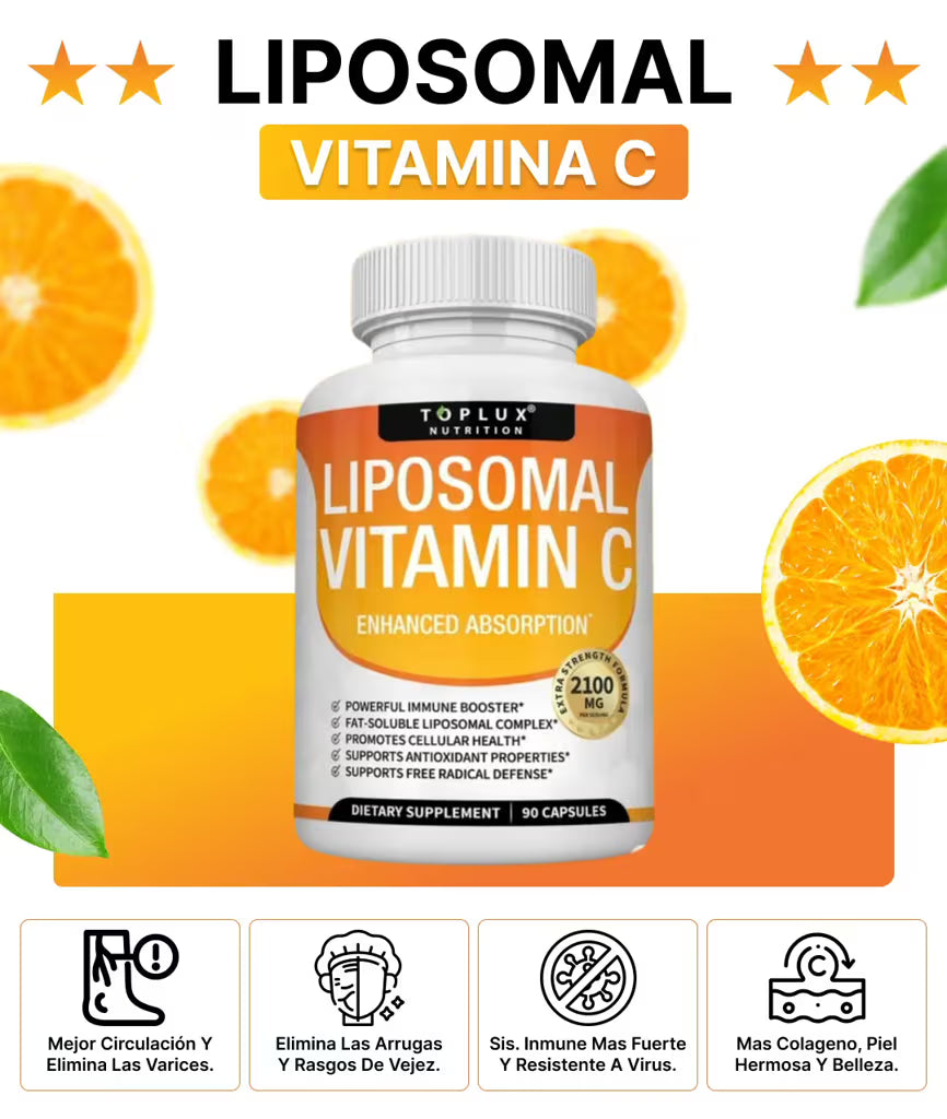 Vitamina C Liposomal:  Absorción que te renueva, resultados que se notan.