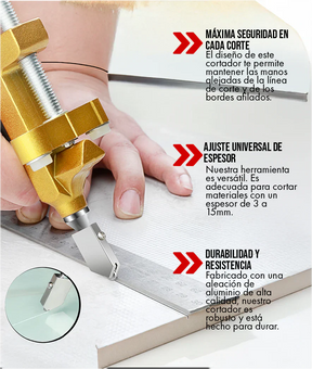 TileCut Pro™ – Corta Azulejos, Vidrio y Cerámica sin Esfuerzo ni Astillas