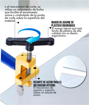 TileCut Pro™ – Corta Azulejos, Vidrio y Cerámica sin Esfuerzo ni Astillas
