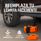 Gato Hidráulico Eléctrico 3 en 1 – Cambia tu llanta en minutos, sin esfuerzo