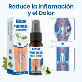 Timilk® VeinGuard Clínicamente probado para eliminar las venas varicosas en solo 7 días!