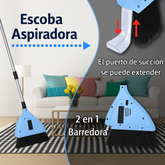 AirSweep® Escoba Aspiradora 2 En 1 Barredora Recargable
