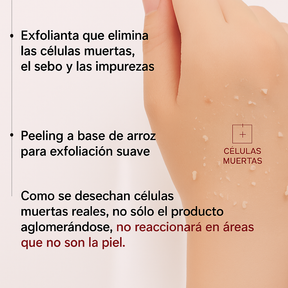 Drmelaxin Ampolla Rice Black Rice - Exfoliación suave para revelar piel luminosa
