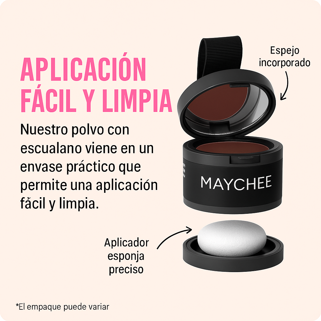 Magic Powder® Polvo mágico para la cubrir canas líneas del cabello