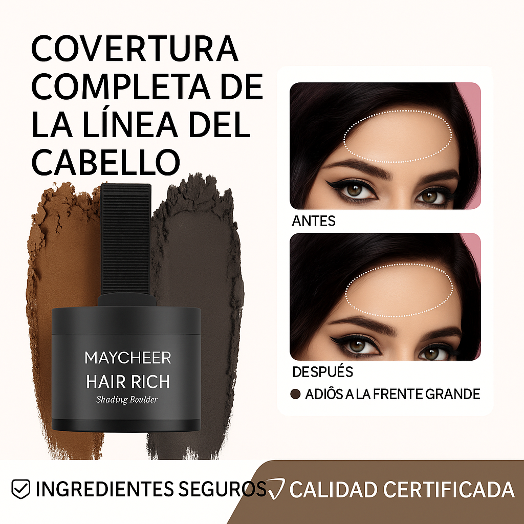 Magic Powder® Polvo mágico para la cubrir canas líneas del cabello