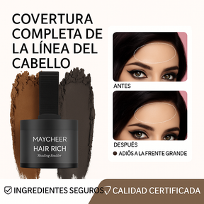 Magic Powder® Polvo mágico para la cubrir canas líneas del cabello