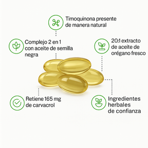 MicroElements  - Cápsulas blandas de aceite de orégano Importadas (300 cápsulas)