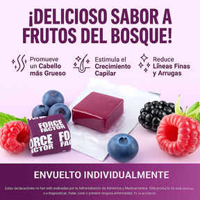 Gomitas Force Factor® – Cabello más fuerte, lleno y con volumen desde adentro
