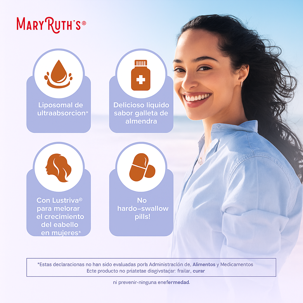 Mary Ruth® Crecimiento Máximo del cabello