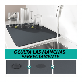 DryMat™ Tapete de Secado Rápido para Cocina – Absorbe Gotas y Mantiene tus Superficies Secas
