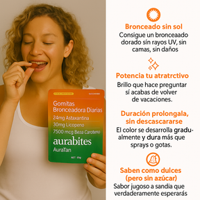 AuraTan™ - Gomitas bronceadoras