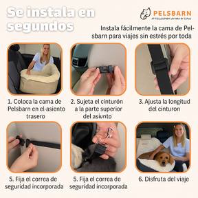 Cama protectora para el coche Fur Baby