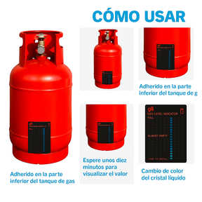 Indicador magnético de nivel de gas |Paquete X4|