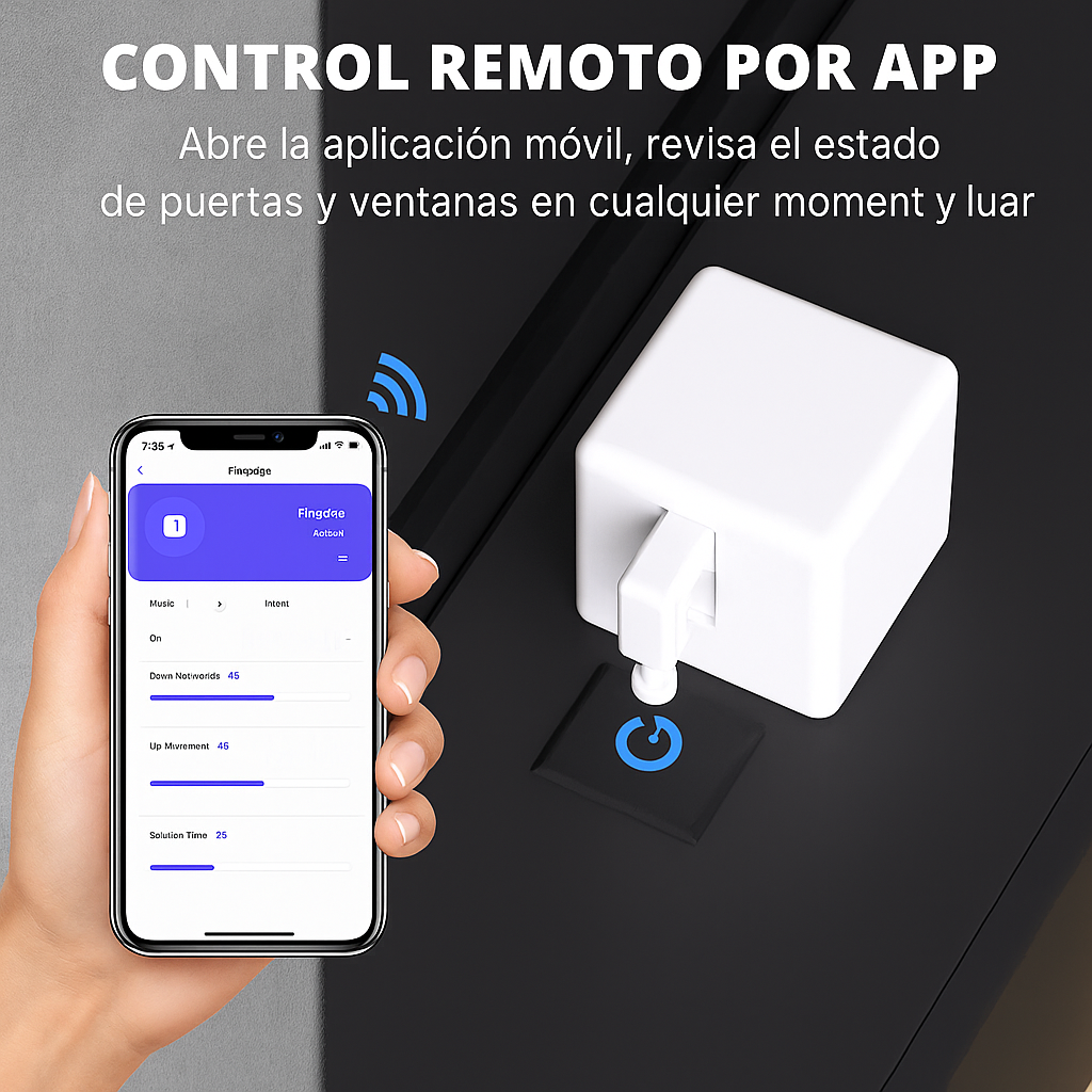 SwitchBot® Botón pulsador de interruptor de luz inteligente inalámbrico