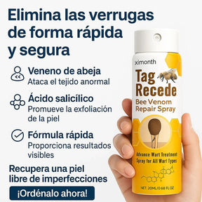 TagRecede® Spray Eliminador De Verrugas + Regalo Gratis