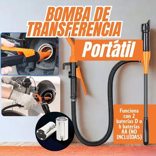 Bomba de Transferencia Portátil – Pasa Combustible y Agua en Segundos, sin Esfuerzo.