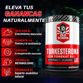 TURKESTERONE - AUMENTA TU TESTOSTERONA NATURALMENTE