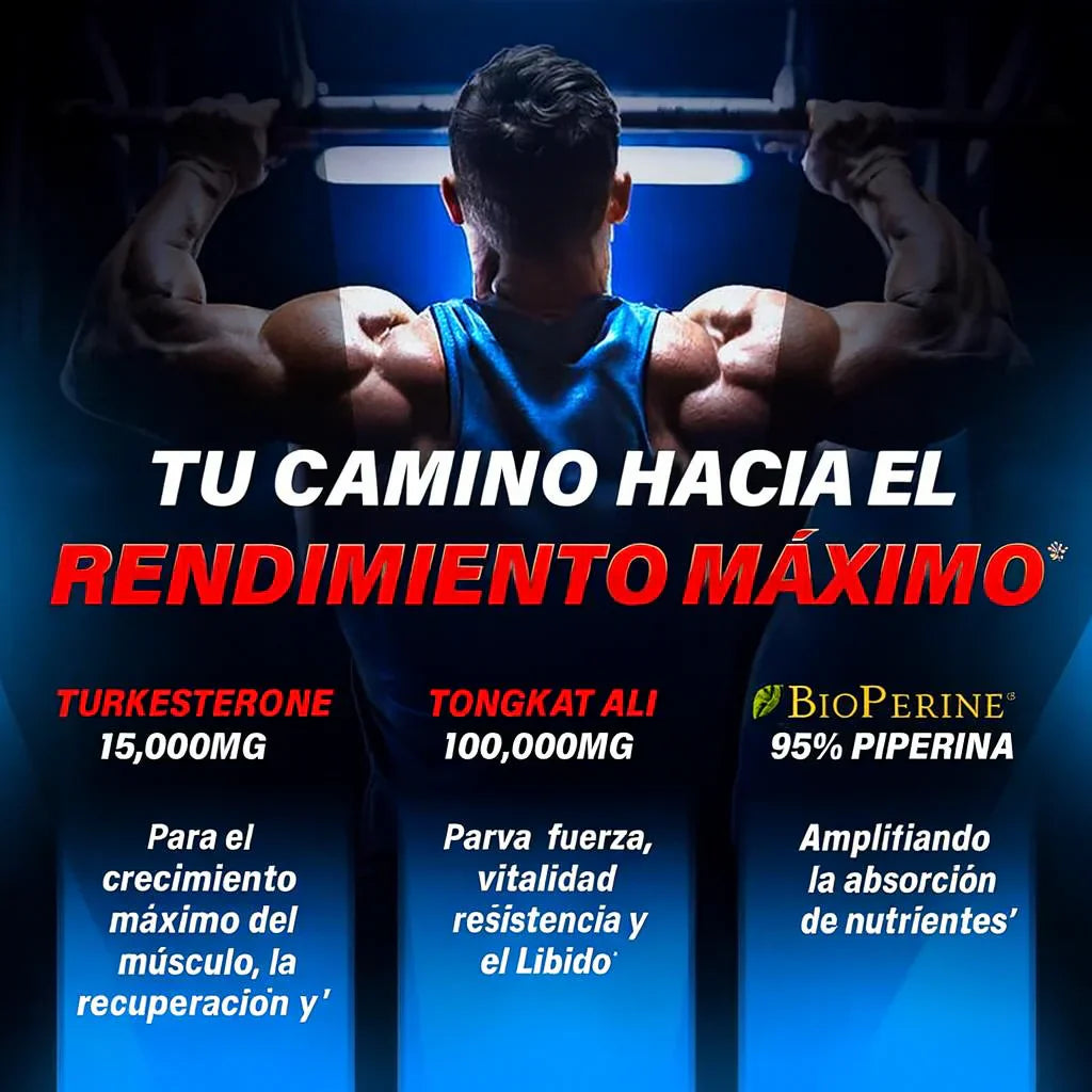 TURKESTERONE - AUMENTA TU TESTOSTERONA NATURALMENTE