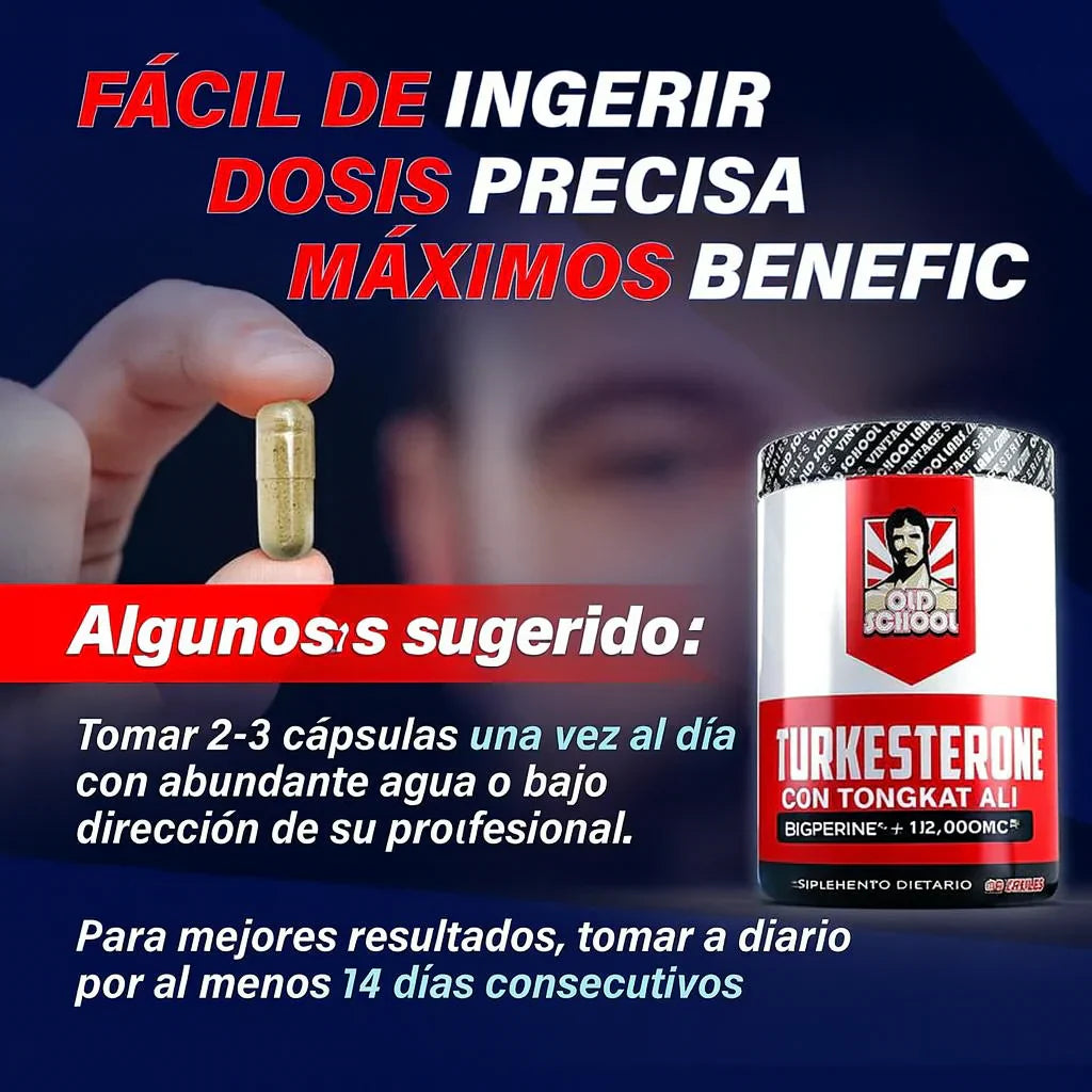 TURKESTERONE - AUMENTA TU TESTOSTERONA NATURALMENTE