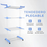 TendeX™ Seca más ropa, en menos espacio.