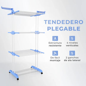 TendeX™ Seca más ropa, en menos espacio.