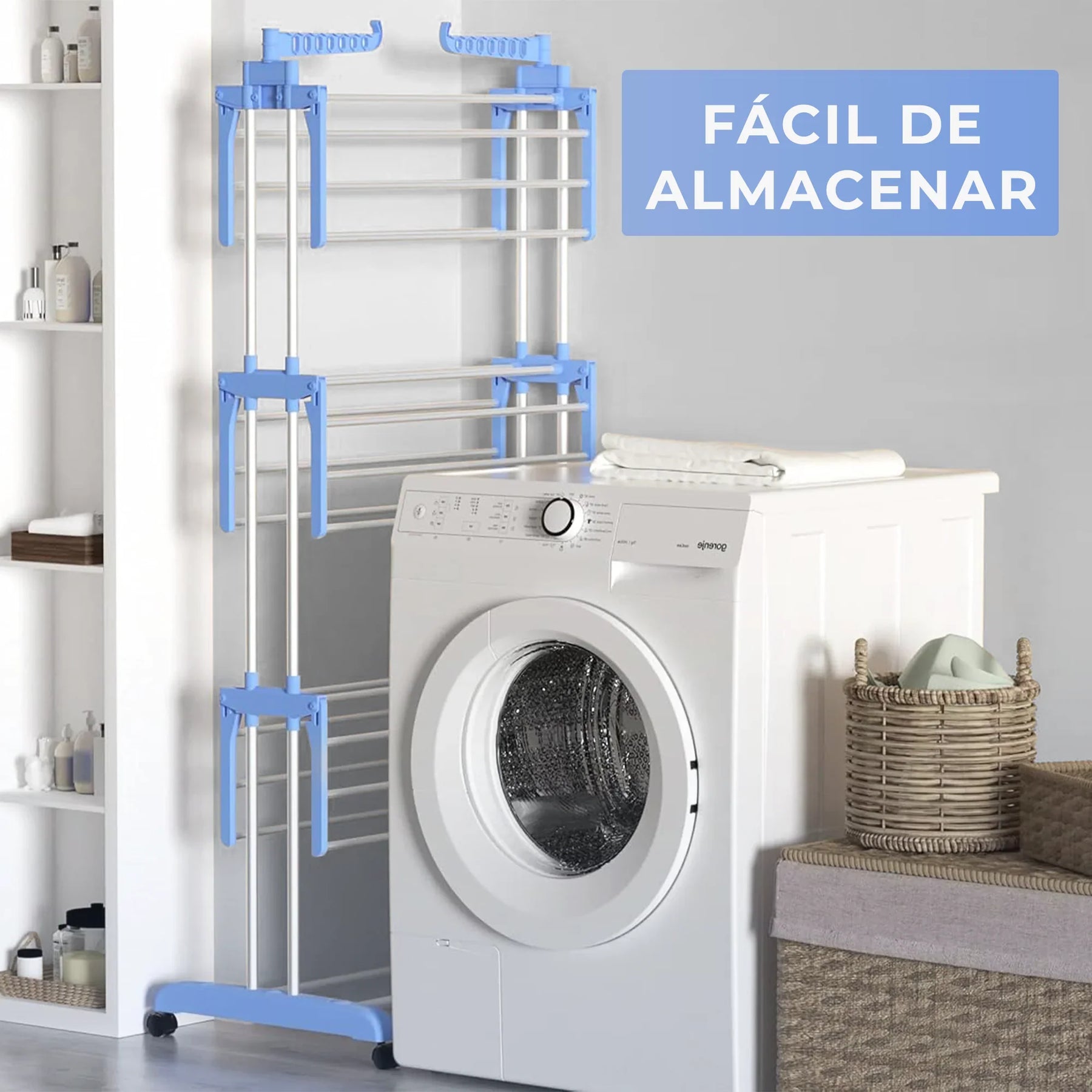 TendeX™ Seca más ropa, en menos espacio.