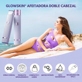 GlowSkin® Recortadora profesional 2 en 1 para el bikini y el vello facial - 40259.59