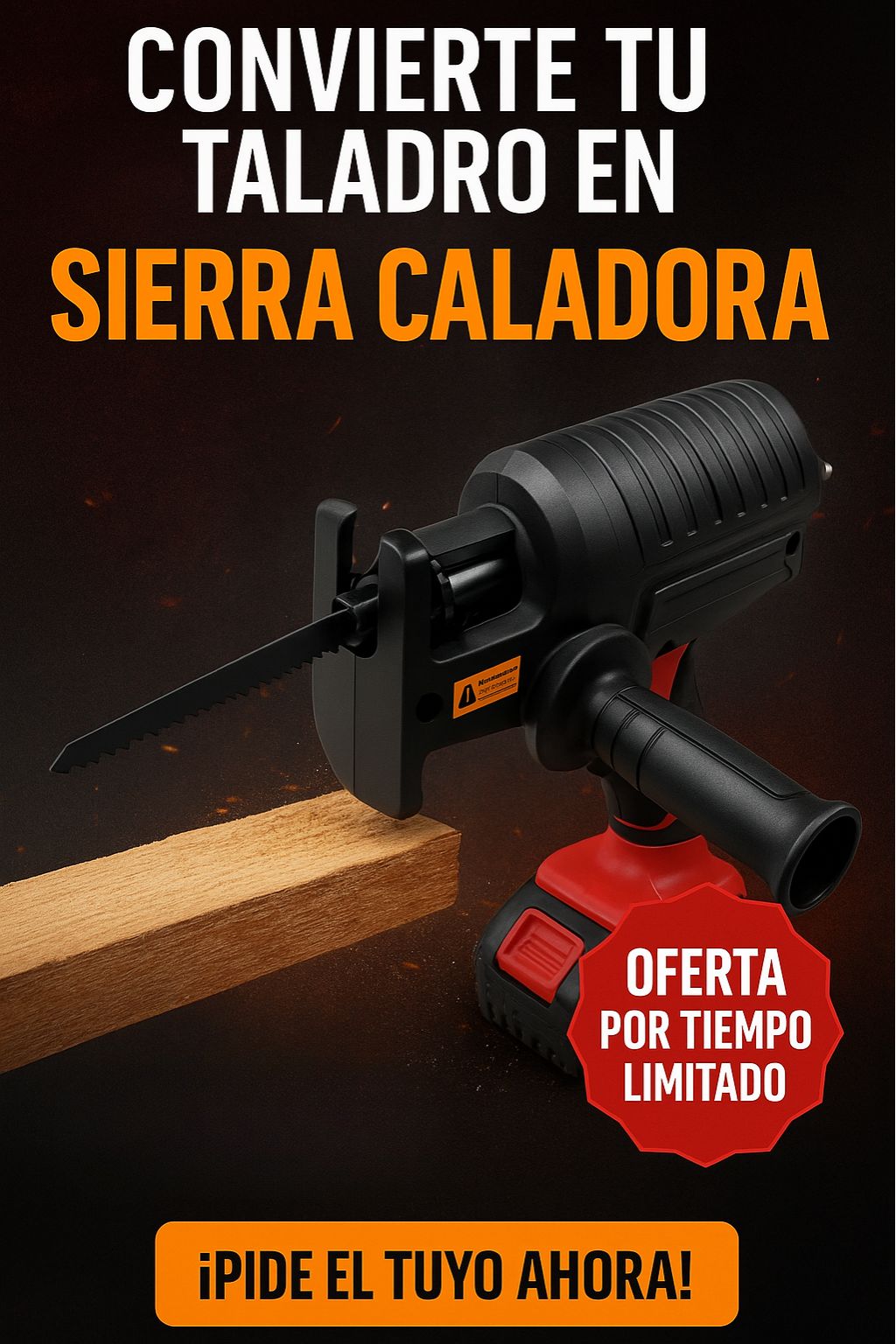 ADAPTADOR DE SIERRA PARA TALADRO