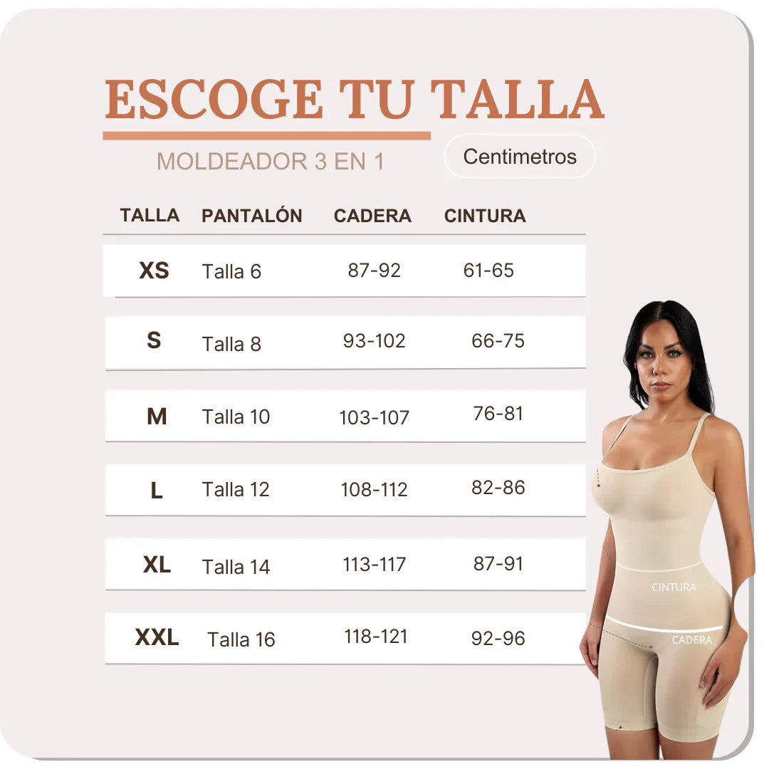 Curvella™ – Body Faja Tejida, Curvas naturales.