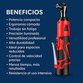 LLAVE TRINQUETE ELÉCTRICA + POTENCIA, RAPIDEZ Y COMODIDAD