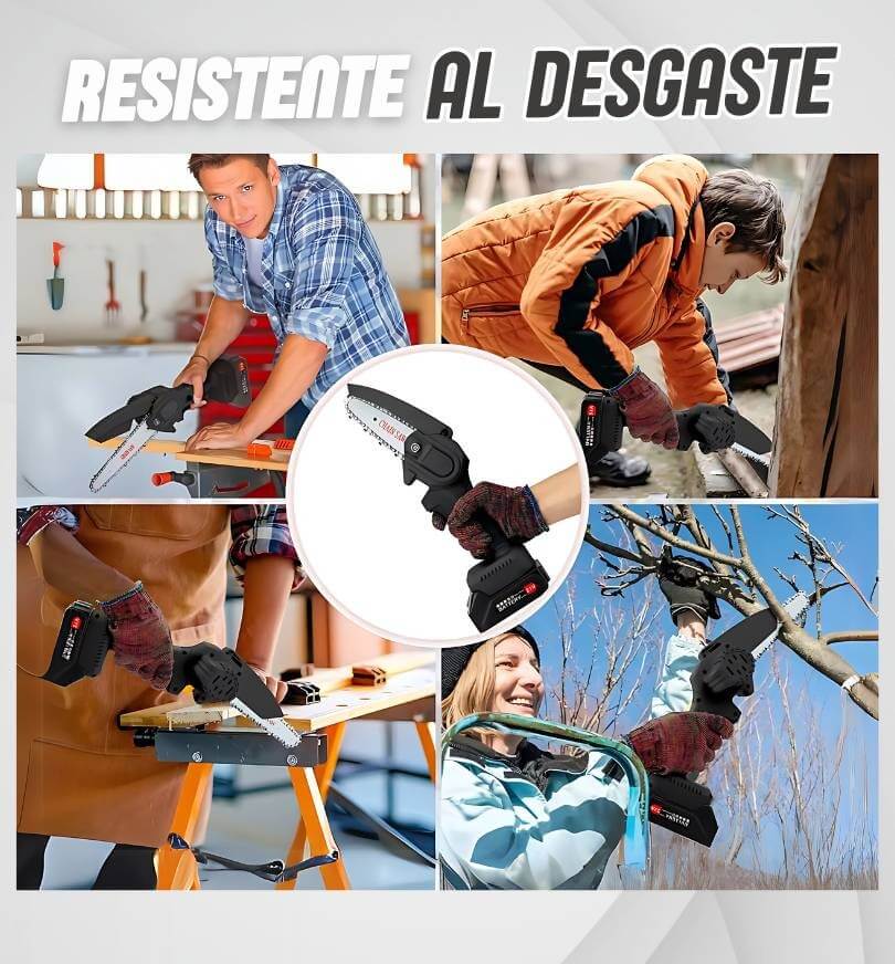 CortaPro® Mini motosierra inalámbrica y portátil
