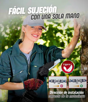 CortaPro® Mini motosierra inalámbrica y portátil