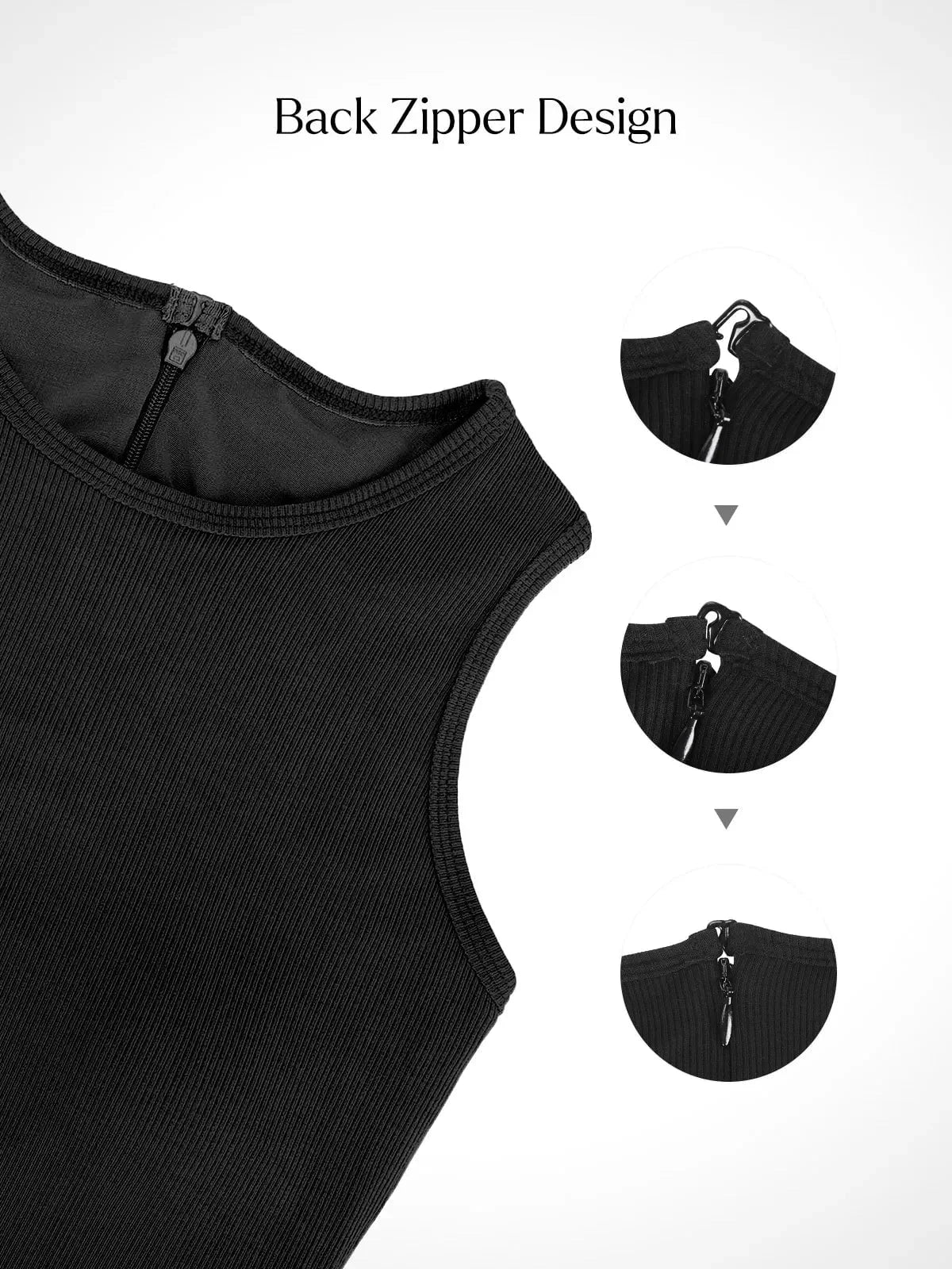 Popilush® Vestido Moldeador Con Faja Incorporada.