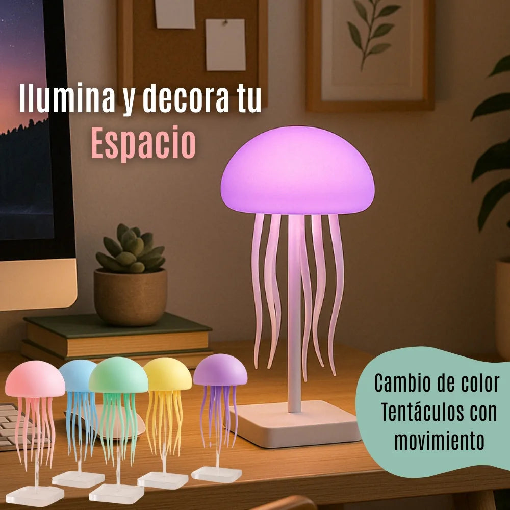Calmaya™ Lampara de Medusa con movimiento